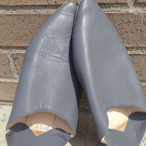 Slimani Freres Slip On Leather Flats